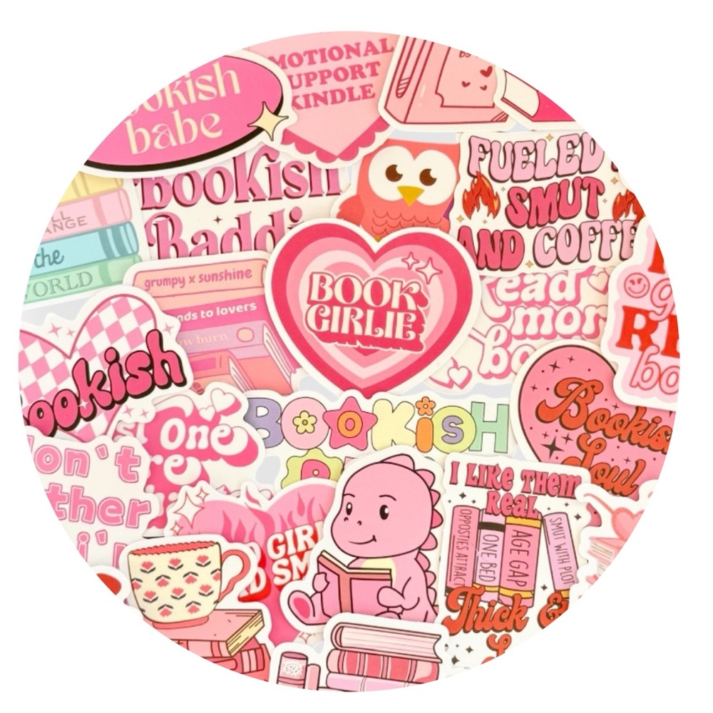25PC Book Themed Stickers Lot#1